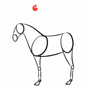 Menggambar Kuda 6