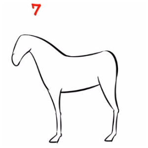 Menggambar Kuda 7