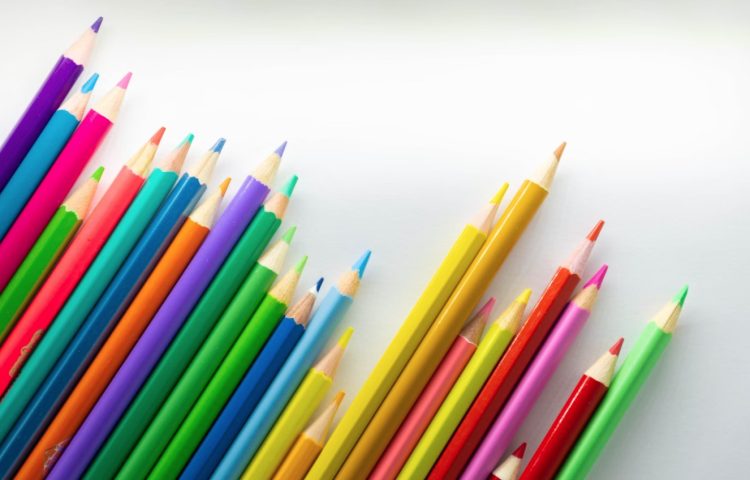 pensil warna biasa